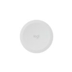 Mando a distancia Logitech Scribe en color blanco, SKU 952-000106, diseñado para transmisión de video educativa y presentaciones