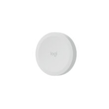Mando a distancia Logitech Scribe en color blanco, SKU 952-000106, diseñado para transmisión de video educativa y presentaciones