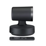 La Logitech 960-001227 es una cámara de videoconferencia negra, con resolución 4K de 3840 x 2160 píxeles y 60 cuadros por segundo.