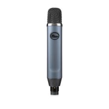 Micrófono de estudio Blue Microphones Ember XLR en color gris, modelo 988-000382. Ideal para grabación profesional con alta calidad de audio.