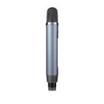 Micrófono de estudio Blue Microphones Ember XLR en color gris, modelo 988-000382. Ideal para grabación profesional con alta calidad de audio.