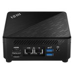 MSI Cubi 5 12M-212BES Mini PC 0.66L tamaño negro con procesador Intel i3-1215U, SKU 00-B0A811-212