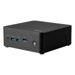 PC de tamaño compacto MSI Cubi NUC 0.84L en negro, modelo 00B0B111-207 con Intel SoC
