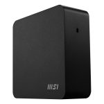 PC de tamaño compacto MSI Cubi NUC 0.84L en negro, modelo 00B0B111-207 con Intel SoC