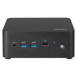 PC de tamaño compacto MSI Cubi NUC 0.84L en negro, modelo 00B0B111-207 con Intel SoC