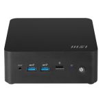 PC de tamaño compacto MSI Cubi NUC 0.84L en negro, modelo 00B0B111-207 con Intel SoC