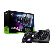 Tarjeta gráfica MSI GAMING GeForce RTX 5070 12G TRIO OC NVIDIA, con 12 GB de memoria GDDR7. SKU: GeForce RTX 5070 12G GAMING TRIO OC