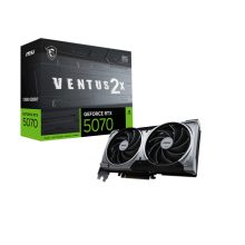Tarjeta gráfica MSI GeForce RTX 5070 12G VENTUS 2X OC con 12 GB de memoria GDDR7, SKU GeForce RTX 5070 12G VENTUS 2X OC