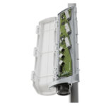 Imagen del switch Mikrotik CSS606-1G-2Gi-3S+OUT con conectividad Gigabit Ethernet y alimentación de 57V. SKU: CSS606-1G-2Gi-3S+OUT