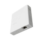 Mikrotik GPEN PoE injector with SFP Gigabit Ethernet, model GPEN21, offers efficient power and data connectivity.