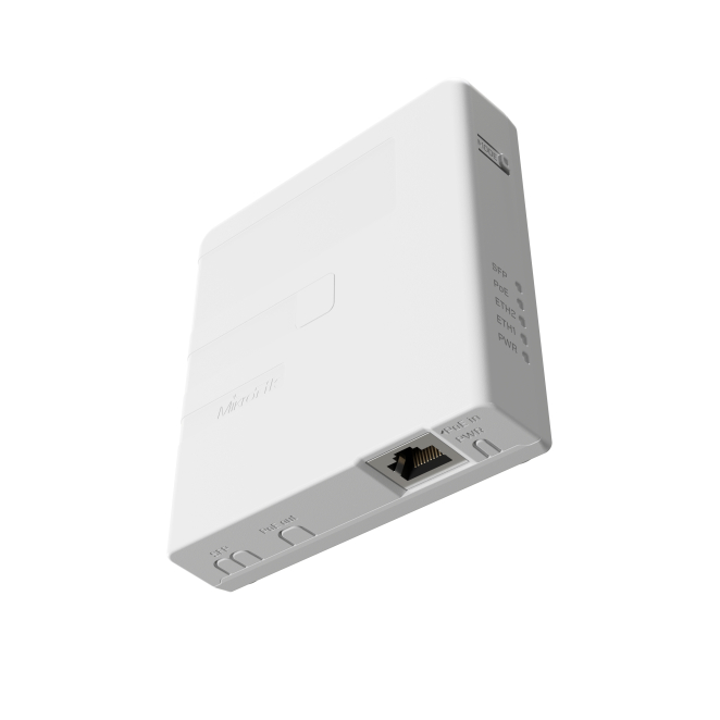 Mikrotik GPEN PoE injector with SFP Gigabit Ethernet 3 Mikrotik GPEN PoE injector en uso