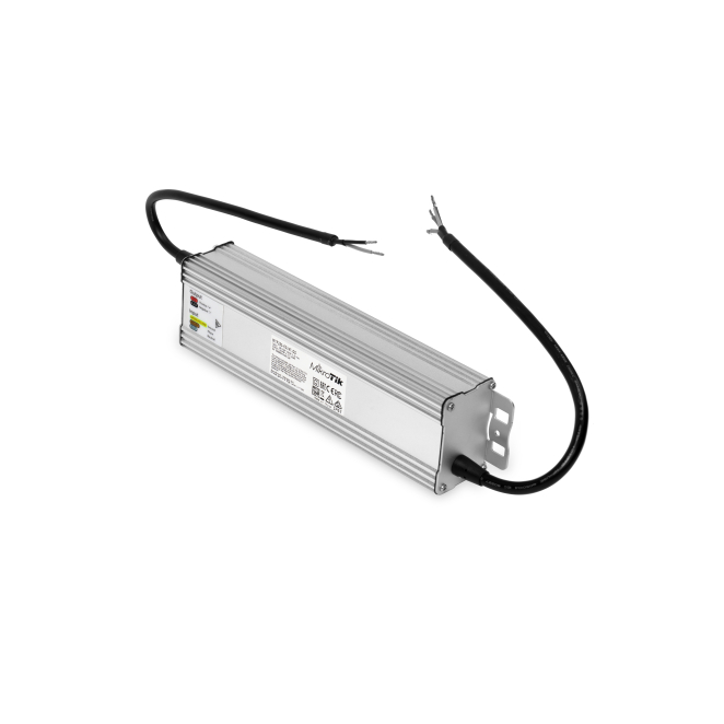 Mikrotik adaptador e inversor de corriente para exterior 250 W Zinc Mikrotik adaptador e inversor de corriente modelo MTP250-53V47-OD para uso en exteriores, con capacidad de 250 W y acabado en Zinc
