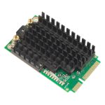 Mikrotik adaptador y tarjeta de red interno RF inalámbrico, modelo R11E-2HPND, diseñado para conexiones de alta potencia y estabilidad.
