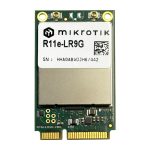 Imagen del módulo Mikrotik R11e-LR9G LoRaWAN interno con capacidades de largo alcance y SKU R11e-LR9G
