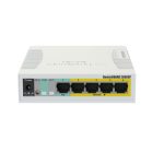 Mikrotik RB260GSP switch gestionado Gigabit Ethernet, compatible con PoE, color blanco, SKU RB260GSP