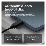 Imagen del Motorola moto g05 con pantalla de 6.67 pulgadas, SIM doble, Android 15, 4 GB de RAM, 128 GB de almacenamiento, batería de 5200 mAh, en color verde. SKU: PB6L0033RO