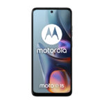 Smartphone Motorola moto e15 con pantalla de 6.67 pulgadas, Android 14 Go edition, doble SIM, 4G, USB Tipo C, 2 GB RAM, 64 GB almacenamiento, batería de 5200 mAh en color azul. SKU: PB6S0005PL