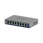 Switch NETGEAR GS108Ev4 no administrado L2/L3 Gigabit Ethernet (10/100/1000) color gris SKU GS108E-400EUS