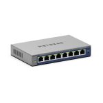 Switch NETGEAR GS108Ev4 no administrado L2/L3 Gigabit Ethernet (10/100/1000) color gris SKU GS108E-400EUS