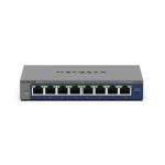 Switch NETGEAR GS108Ev4 no administrado L2/L3 Gigabit Ethernet (10/100/1000) color gris SKU GS108E-400EUS