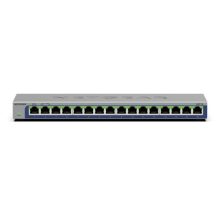 NETGEAR GS116 switch no administrado L2 con puertos Gigabit Ethernet 10/100/1000 en color negro. SKU: GS116-300EUS.