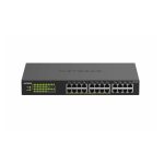 NETGEAR GS324P No administrado Gigabit Ethernet 10/100/1000 PoE 1U Negro SKU GS324P-100EUS, ideal para pequeñas empresas