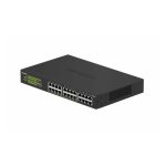 NETGEAR GS324P No administrado Gigabit Ethernet 10/100/1000 PoE 1U Negro SKU GS324P-100EUS, ideal para pequeñas empresas