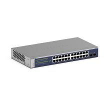 NETGEAR GS724Tv6 switch gestionado Gigabit Ethernet 10/100/1000 L2+ L3 en colores azul y gris, SKU GS724T-600EUS