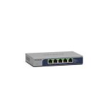 Switch no administrado NETGEAR modelo MS105-100EUS, soporta 2.5G Ethernet, PoE y es de tamaño compacto 1U