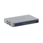 Imagen del NETGEAR XS508TM, un switch gestionado capa 2/3/4 en color gris con 8 puertos 10G, SKU XS508TM-100EUS.