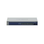 Imagen del NETGEAR XS508TM, un switch gestionado capa 2/3/4 en color gris con 8 puertos 10G, SKU XS508TM-100EUS.