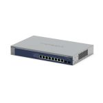 Imagen del NETGEAR XS508TM, un switch gestionado capa 2/3/4 en color gris con 8 puertos 10G, SKU XS508TM-100EUS.