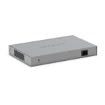 Imagen del NETGEAR XS508TM, un switch gestionado capa 2/3/4 en color gris con 8 puertos 10G, SKU XS508TM-100EUS.