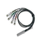 Nvidia Cable de fibra óptica e InfiniBand QSFP28 4xSFP28 Negro, SKU 980-9I48B-00C002, ideal para conexiones de alta velocidad y rendimiento