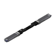 Cable de fibra óptica Nvidia MCP4Y10-N00A con tecnología InfiniBand, 0,5 metros, conector OSFP en color negro. SKU: 980-9IA0K-00N00A