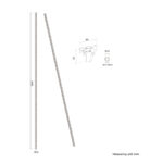 Neomounts ADS06-141WH, organizador universal de cables para 1-4 cables, SKU ADS06-141WH