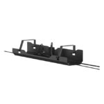 Bandeja para cables Neomounts con fijación por tornillos, universal, SKU ADS07-122BL, ideal para organizar cables y mejorar la gestión de cables.