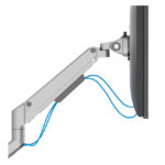Neomounts DS70-250SL1 brazo de monitor con resorte de gas y tope a 180° para pantallas de 17 a 35 pulgadas