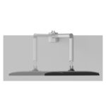 Neomounts DS70-250SL1 brazo de monitor con resorte de gas y tope a 180° para pantallas de 17 a 35 pulgadas