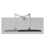 Neomounts DS70-250SL1 brazo de monitor con resorte de gas y tope a 180° para pantallas de 17 a 35 pulgadas