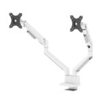 Neomounts DS70-250WH2 brazo de monitor de 17-32 pulgadas, resorte de gas y tope a 180 grados