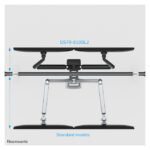 Neomounts DS70-810BL2 Brazo de monitor, soporta pantallas de 17 a 32 pulgadas, con resorte de gas y tope a 180°, SKU DS70-810BL2