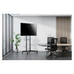 Carro para TV Neomounts FL50-540BL1 con soporte ajustable, compatible con pantallas de 37 a 70 pulgadas