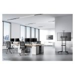 Neomounts FL50-550BL1 Carro para TV, compatible con pantallas de 37 a 70 pulgadas, modelo FL50-550BL1