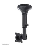 Soporte de techo Neomounts para monitor o TV de 10 a 30 pulgadas, altura ajustable de 37 a 47 cm, inclinable, SKU FPMA-C025BLACK