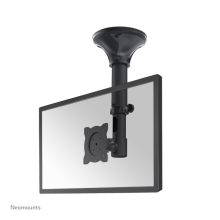 Soporte de techo Neomounts para monitor o TV de 10 a 30 pulgadas, altura ajustable de 37 a 47 cm, inclinable, SKU FPMA-C025BLACK