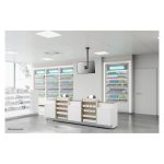 Neomounts soporte de techo modelo FPMA-C050BLACK para monitores y TVs de 10 a 30 pulgadas, altura ajustable de 60 a 85 cm