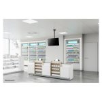 Neomounts soporte de techo modelo FPMA-C050BLACK para monitores y TVs de 10 a 30 pulgadas, altura ajustable de 60 a 85 cm