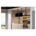 Neomounts soporte de techo modelo FPMA-C050BLACK para monitores y TVs de 10 a 30 pulgadas, altura ajustable de 60 a 85 cm