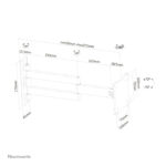 Neomounts FPMA-W830BLACK soporte de pared para monitor o televisión de 10 a 27 pulgadas con movimiento completo, SKU FPMA-W830BLACK.